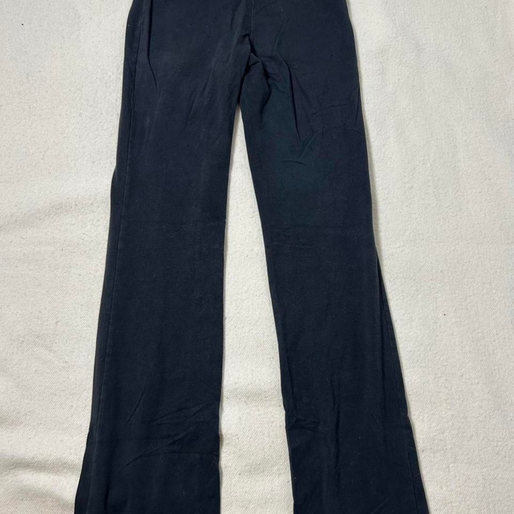 Y2K Victoria Secret PINK‎ Fold Over Rhinestone Flare Yoga Pants Leggings Sz M